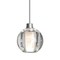 Besa Lighting Boca 5 Cord Pendant, Clear Bubble, Satin Nickel Finish, 1x3W LED 1XT-BOCA5BB-LED-SN - alternate 1